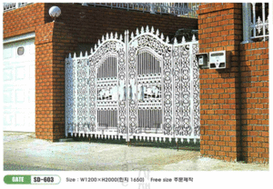 [GATE] SD-603 대문 W1200*2000(힌지1650)